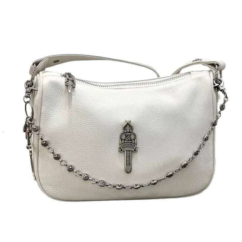 Premium Genuine Leather Cross Body Chains Women's Fashion Shoulder Bag Underarm