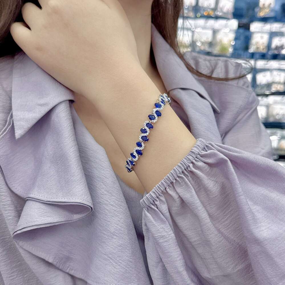 Light Super Shiny Zircon Bracelet Classic Fashion Adjustable Niche High-end Exquisite Jewelry for Women
