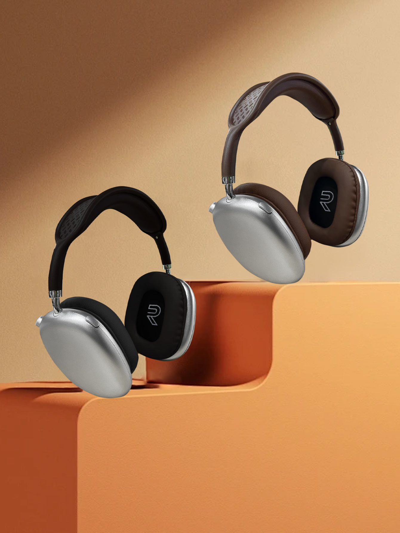 All-New Rotating Over-Ear Bluetooth Headphones with Stereo Surround Sound, Hi-Fi Audio Quality, and Extended Battery Life