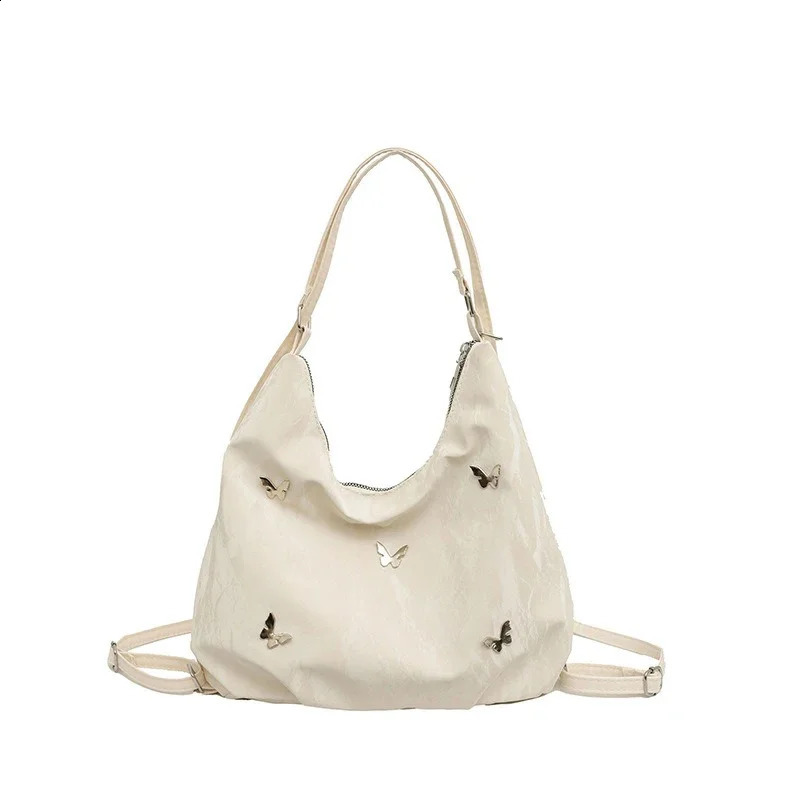 Niche Commuting Tote Bag Large Capacity Summer A Sense of Sophistication Both Shoulders One Shoulder Crossbody Backpack 250528