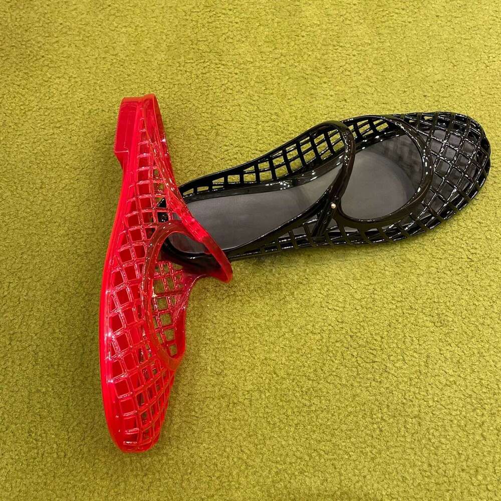Cowhide Version ~ Korean Style Niche Hollow Out One-Strap Closed-Toe Half Slippers for Women Summer Outdoor 2025 Sandals