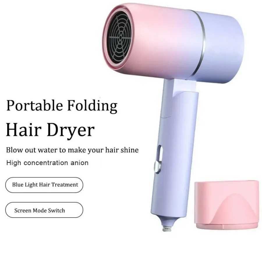 Negative ion hair dryer fast drying collagen hair care with overheat protection suitable for home and travelXJ250528