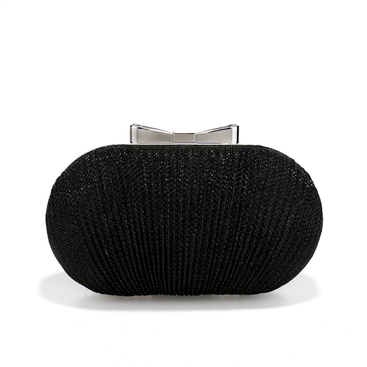 Fashion Women Clutch Bags Ruched Casual Lady Evening Golden Metal Chain Handbags Bling Sequined Banquet Dinner Prom Holder 250528