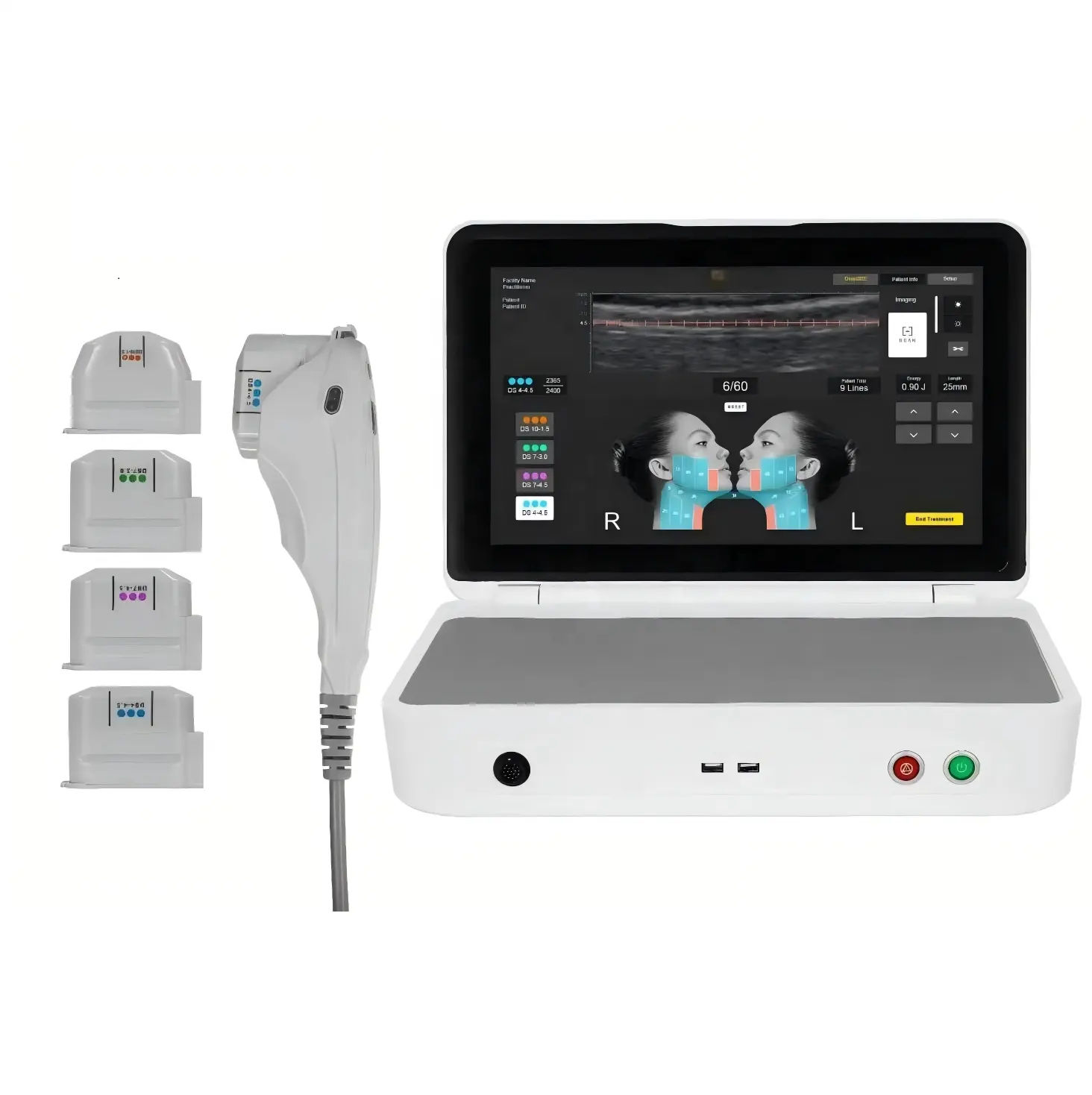 2025 New Portable Hifu Skin Lifting Face Machine Face Lifting Smas Hifu Skin Tightening Machine Facial Lifting Machine
