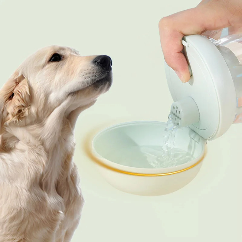 free shipping Portable Water Bottle For Dogs Cat Leakproof Walking Bowls Outdoor Drinker Travel Drinking BowlDog Supplies 250528