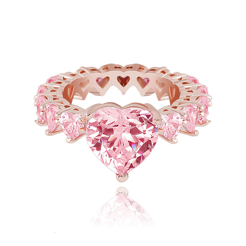 Moissanite engagement ring for women of the heart and soul