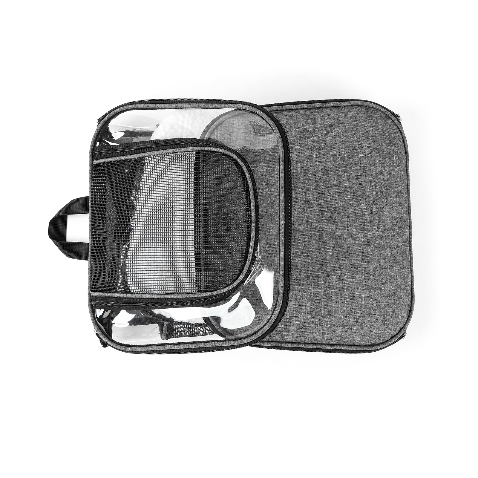 Pet Carrier Backpack with Sturdy Steel Frame for Easy Travel & Comfort