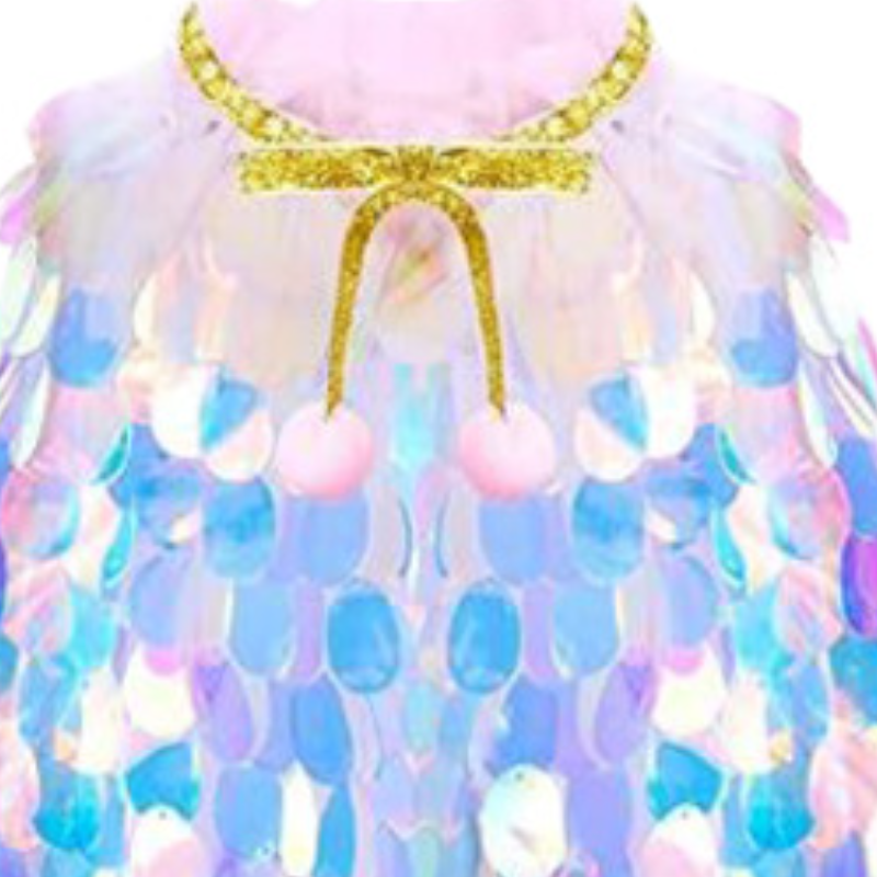 Disney baby designer clothes designer clothes for girls Elsa princess princess sequin cape comfortable and soft performance outfit for festive occasio
