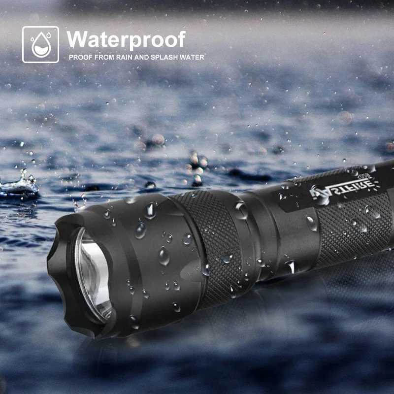 502B Infrared Flashlight IR 850nm/940nm Night Vision LED Tactical Flashlight IPX6 Waterproof Torch Use 18650 Hunting Lantern XJ250529