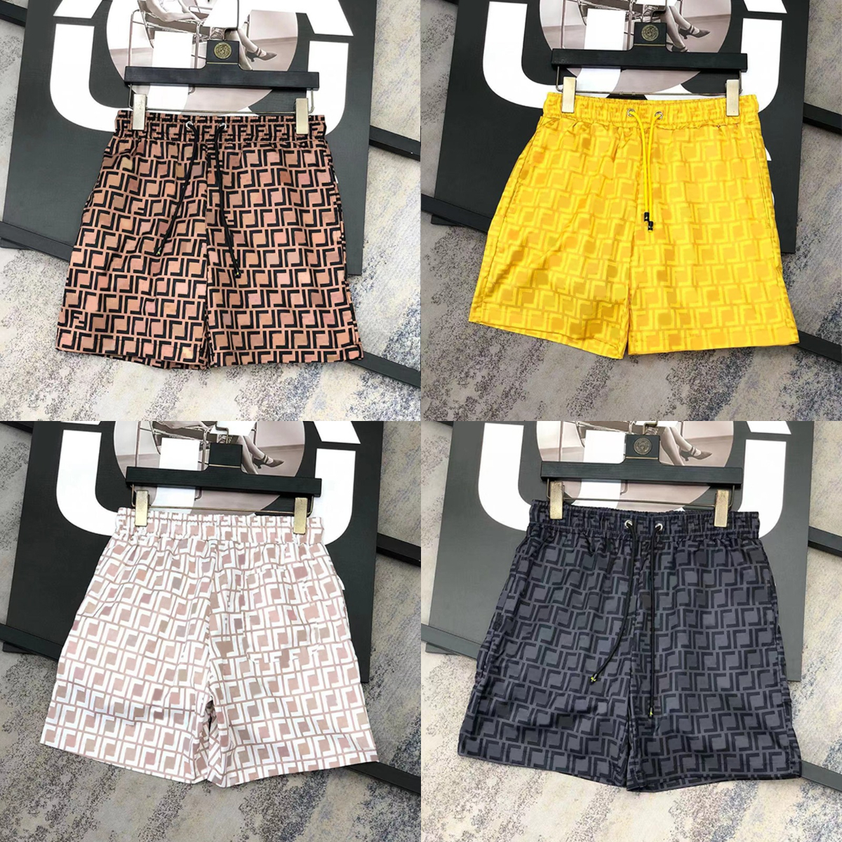 Hot sell Mens Shorts Designer Quick Drying Swim Trunks Luxury Trendy Beach Casual Loose Fit Summer Short Pants