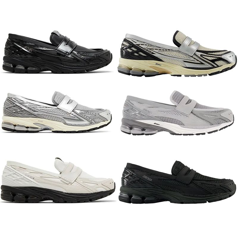 designer running shoe Casual Shoes Mens Running 1906L Black Silver Metallic Cream white grey red 1906l men women trainers casual sports sneakers