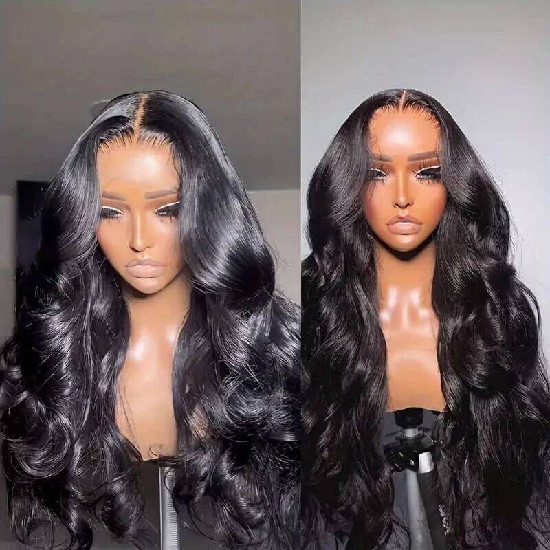 Alimice Body Wave Wig Pre Plucked Front 13x4 Lace Wigs For Women Huma Hair