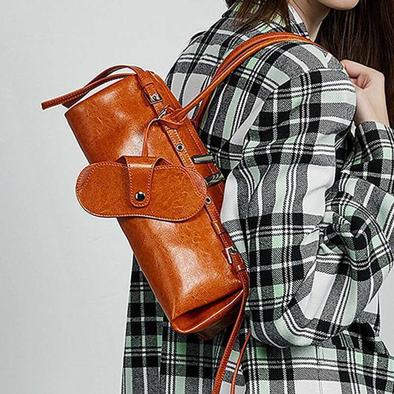Toptrends Cowhide Genuine Leather Underarm Shoulder Bags For Women 2025 Designer Work Female Purses Tote Ladies Handbags