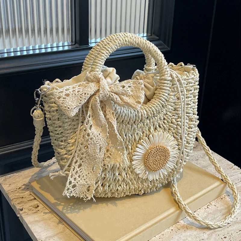 Handwoven Straw Rattan Half-Moon Beach Handbag Small Women Summer Hollow Out Crossbody Shoulder Bag XJ2520528