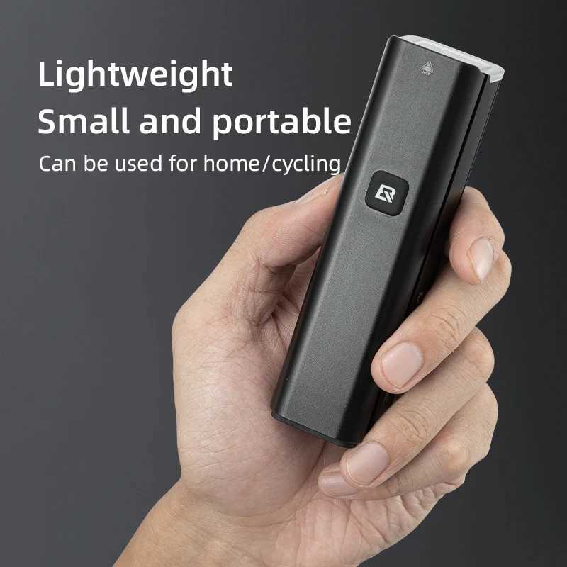 ROCKBROS Bicycle Light Ultralight 1000 Lumens Cycling Headlight Aluminum Alloy IPX6 Waterproof Front Flashlight Bike Accessories XJ250529