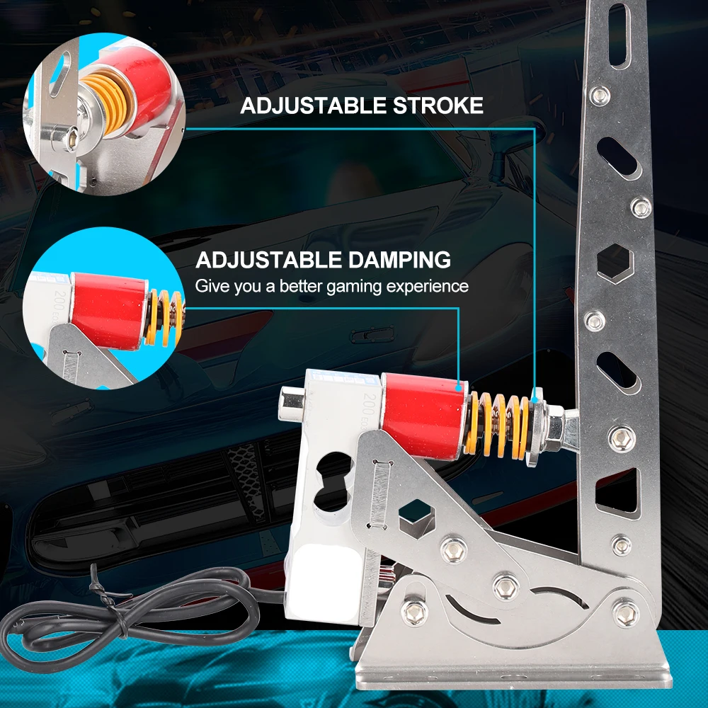 Usb Handbrake for Pc Simracing Hand Brake Sim Racing Handbrake for Game Steering Wheel GamesBrakes 64bit Load Cell Racing Drift