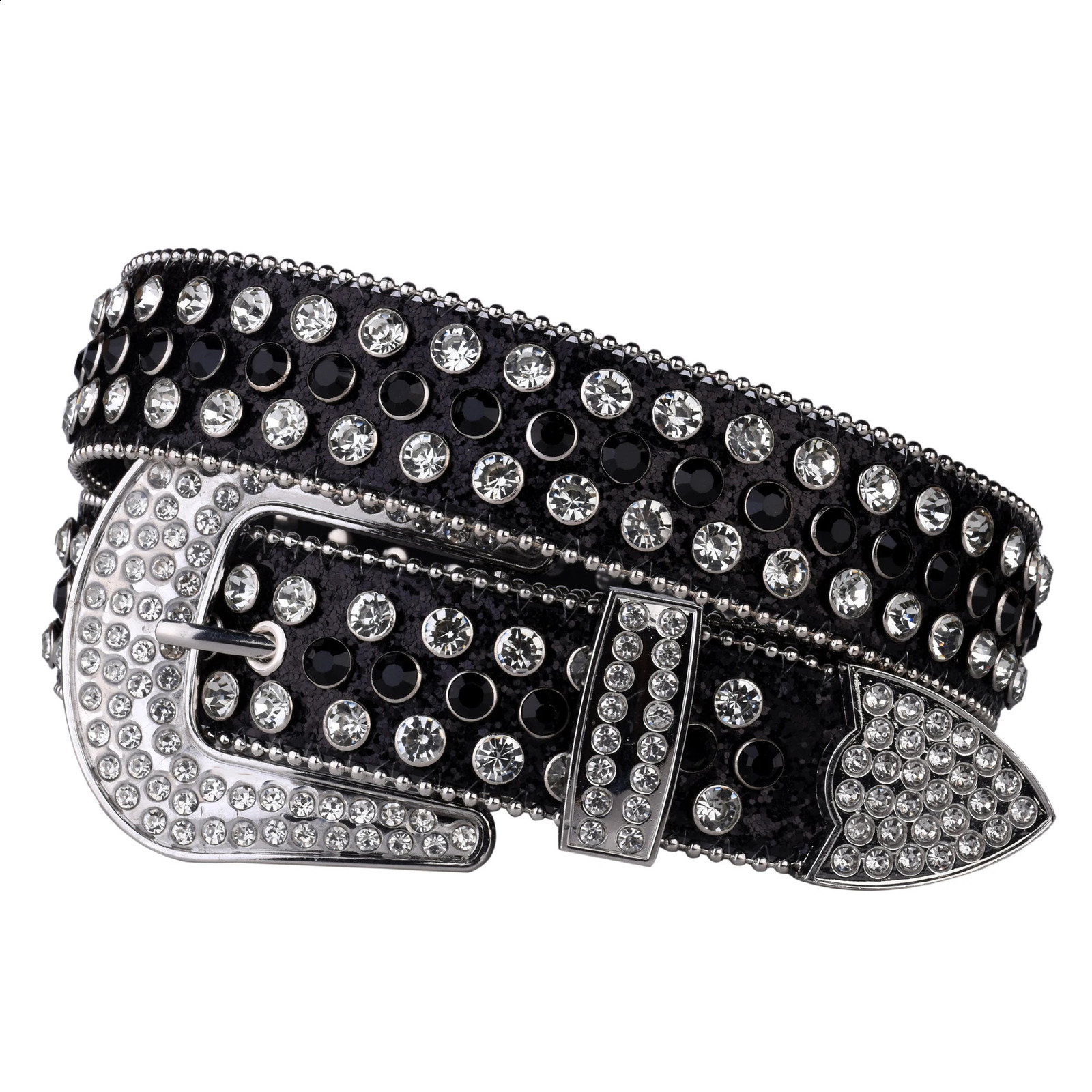 Studded Rhinestone Belts Women Fashion Belt Shiny Pu Leather Belt Wedding Party Belt Couple Valentines Gifts For Girlfriends 250521