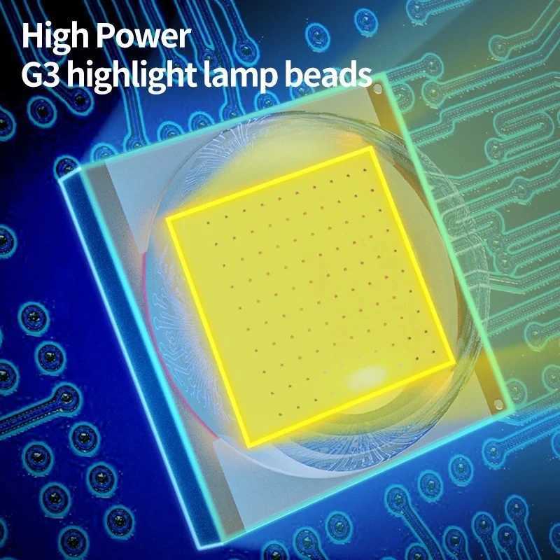 3 Modes Portable 2 IN1 Ultra Bright G3 Tactical LED Mini Flashlight Outdoor Lighting Power Bank Flashlight With USB RechargeablXJ250529