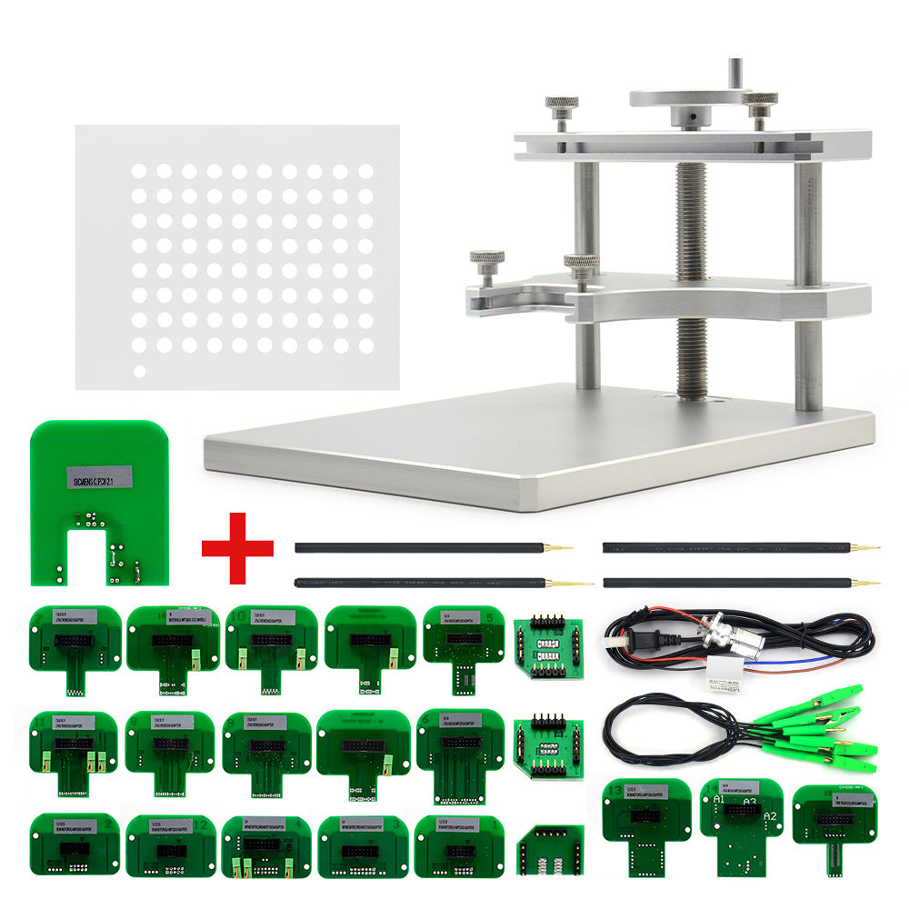 Latest LED BDM Frame With 22PCS Adapter Full Sets BDM Table for KTAG KESS Fgtech ECU Programmer ECU Chip Tuning Flasher Tester