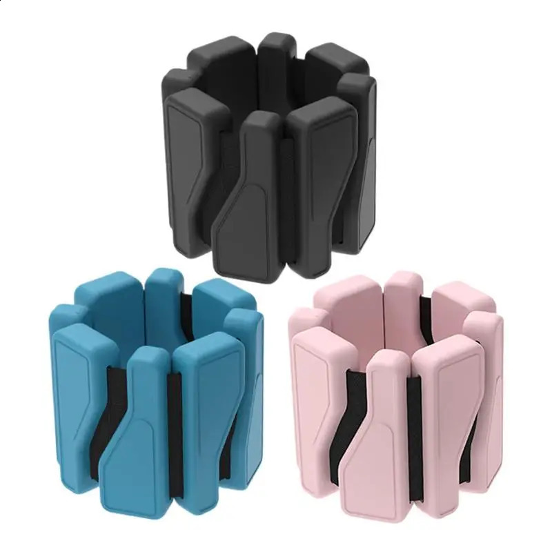 1Pair Adjustable Ankle Wrist Weights - Lightweight Silicone Weights for Yoga - Strength Training for Sports 250528