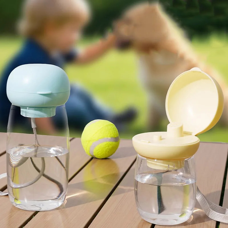 free shipping Portable Water Bottle For Dogs Cat Leakproof Walking Bowls Outdoor Drinker Travel Drinking BowlDog Supplies 250528