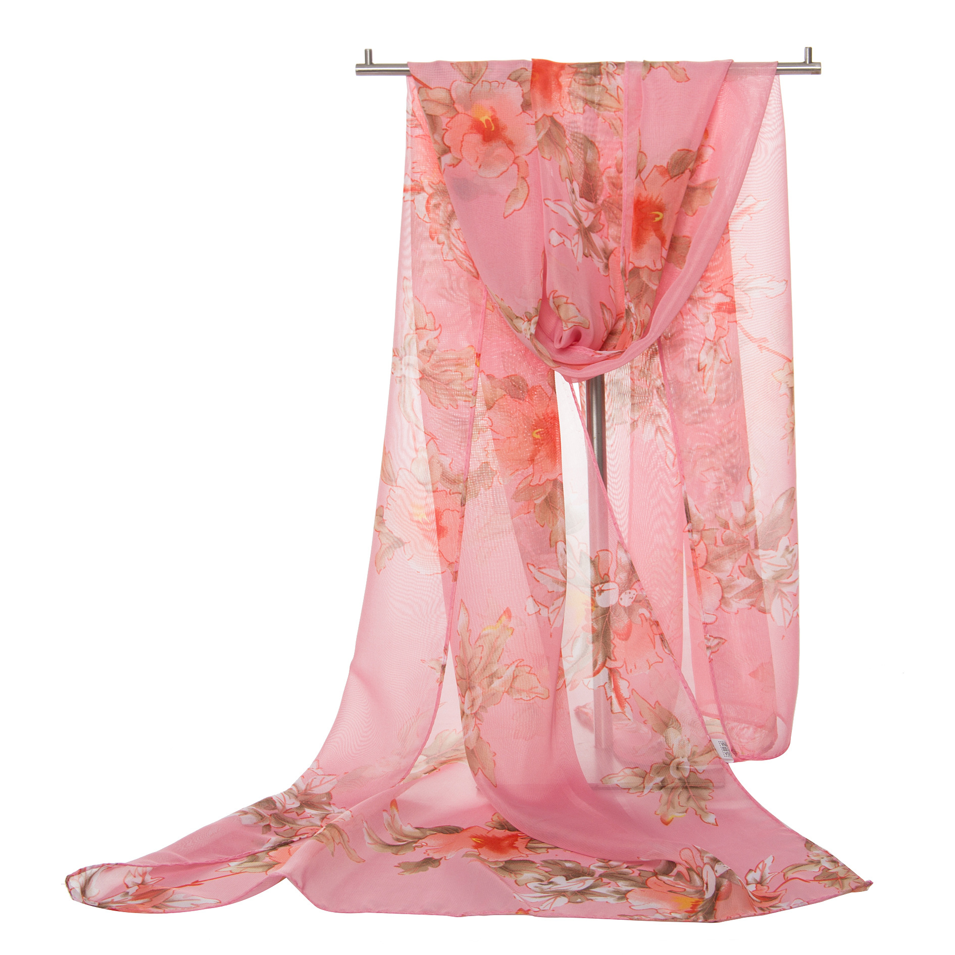 K865 New summer silk scarf women chiffon printed scarf air conditioning shawl scarf female beach towel neck wholesale