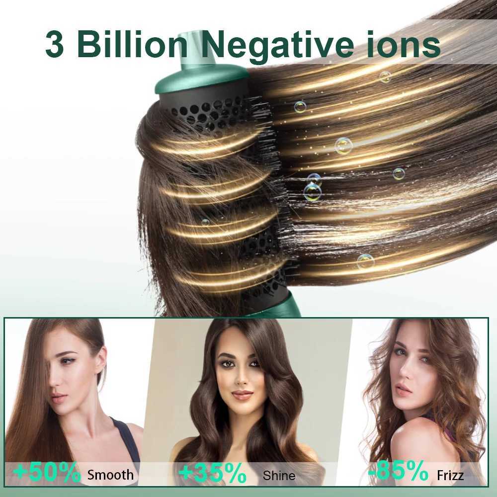 Wholesale Private Label 5 in 1 Customize Negative Ionic Hair Styler Volumizer Enhanced Hair Dryer and Hot air Brush SetXJ250528