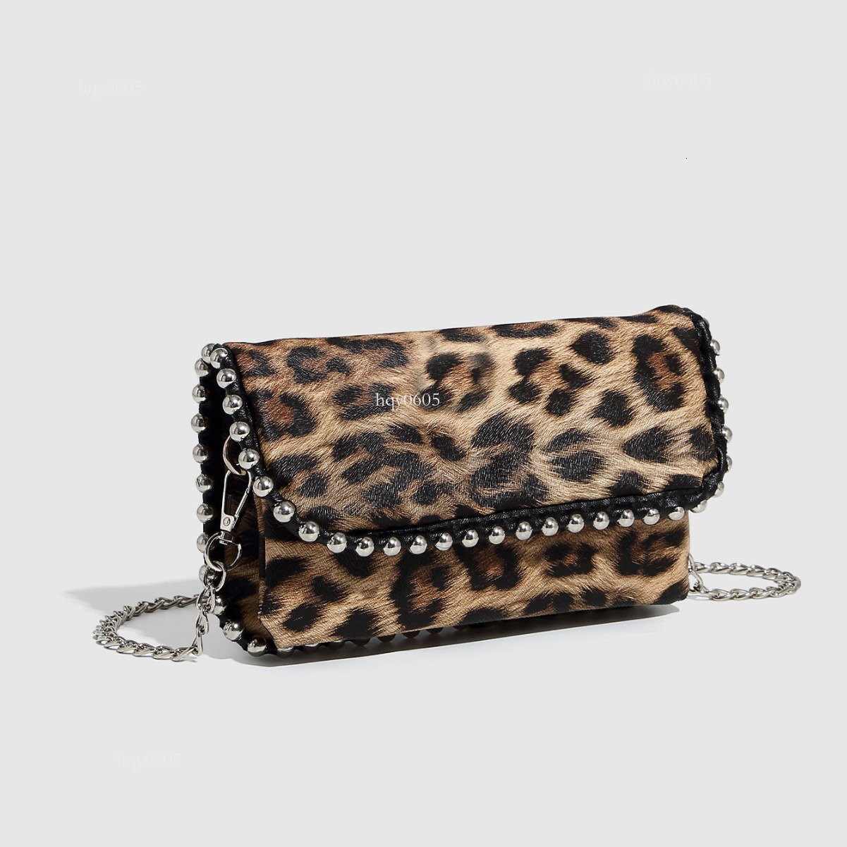 Top quality Brand High Quality New Style Free Delivery Designer Bag ZR Women's 2025 Autumn Fashion Versatile Leopard Print Shoulder High-end Pear