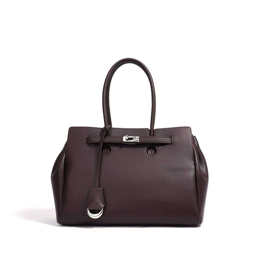 Handbag Large Capacity Tote Real Leather Commuter Women's Designer Bag Shoulder High End Female Bags