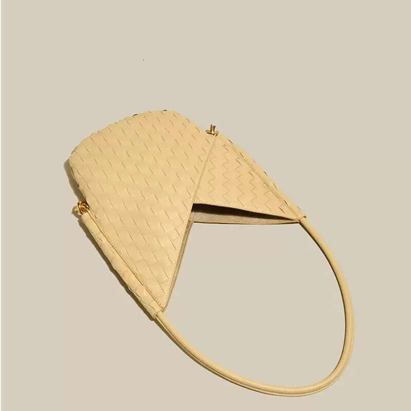 Tote Bag Niche Tote New Cowhide Woven Large And Small Underarm High End Casual Fashion Bucket Bag For Women Shoulder Bag Braided Handbag