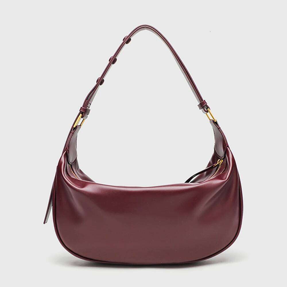Women's Bags Designer Fashion Soft PU Leather Shoulder Half Moon Tote Bag Designer Handbags And Purses High Quality Canvas Bags Hobos