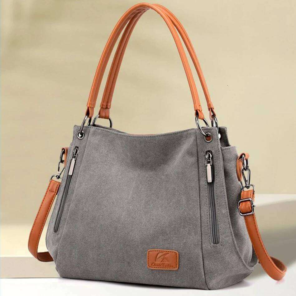 Designer Shoulder Crossbody Bags For Women Canvas Female Messenger Bag Purses And Handbags