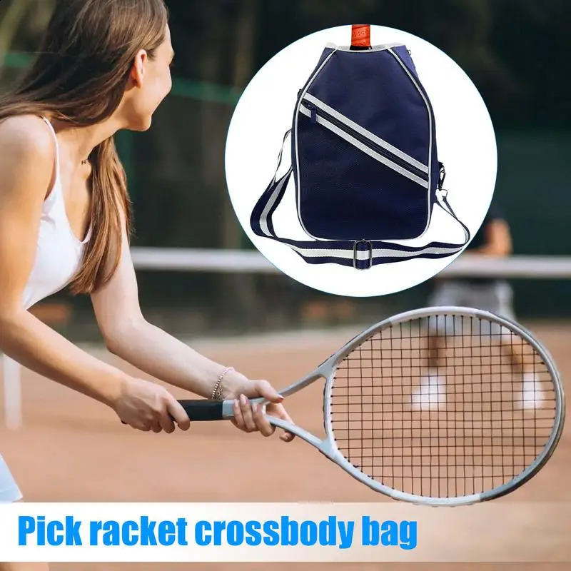 Racket Bag Sling Tennis Racket Bag Tennis Racket Cover For Tennis Racket Badminton Racket Lightweight Shoulder Bag For Men Women 250528