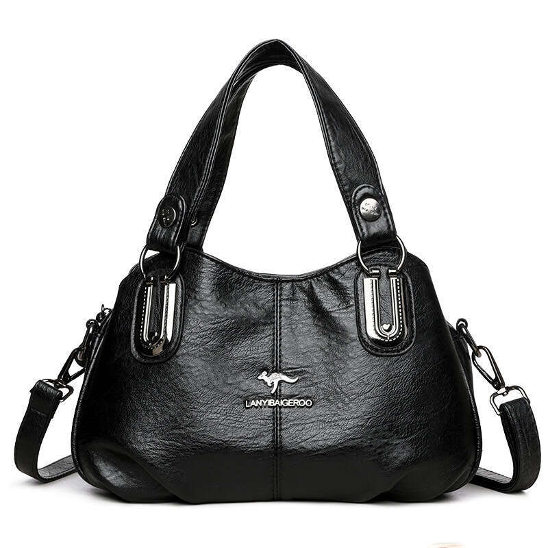 New Trendy Handbag Large Capacity Shell For Middle-Aged Moms Multi-Compartment Shoulder Crossbody Bag B5