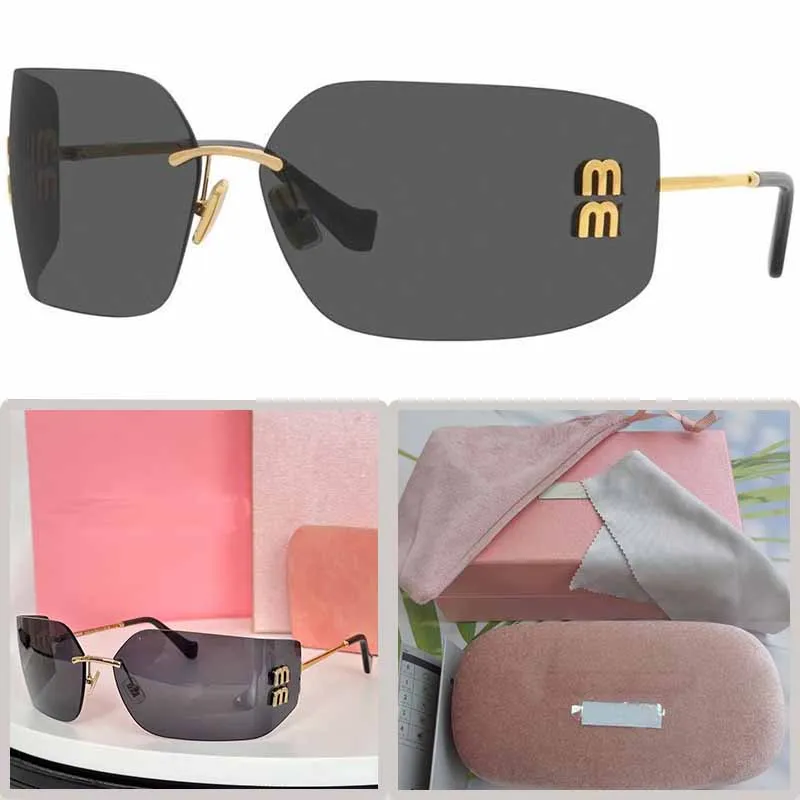Designer Sunglasses For Women Men Beach Sun Glasses Trendy Classic Square Metal Legs Letter Design Cat Eye Top Quality Eyeglasses Oval Luxury Monogram Sunglasses MU
