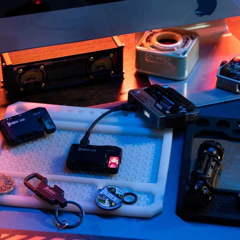 WUBEN G5 EDC Flashlight 400 Lumens Portable Pocket Mini Light Waterproof Torch 180 Rotating Head With Magnetic Tail For OutdoorXJ250529