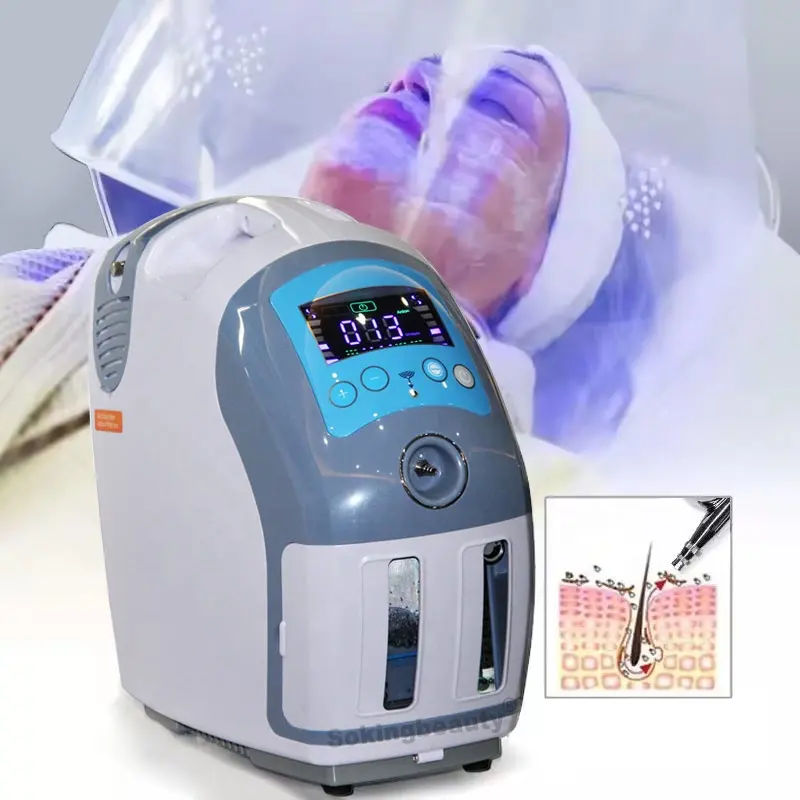 O2toderm Oxygen Dome Jet Peel Facial Skin Rejuvenation O2toDerm Dome Facial Mask O2toderm Skin Rejuvenation Oxygen Facial Care Mask Oxygen Sprayer