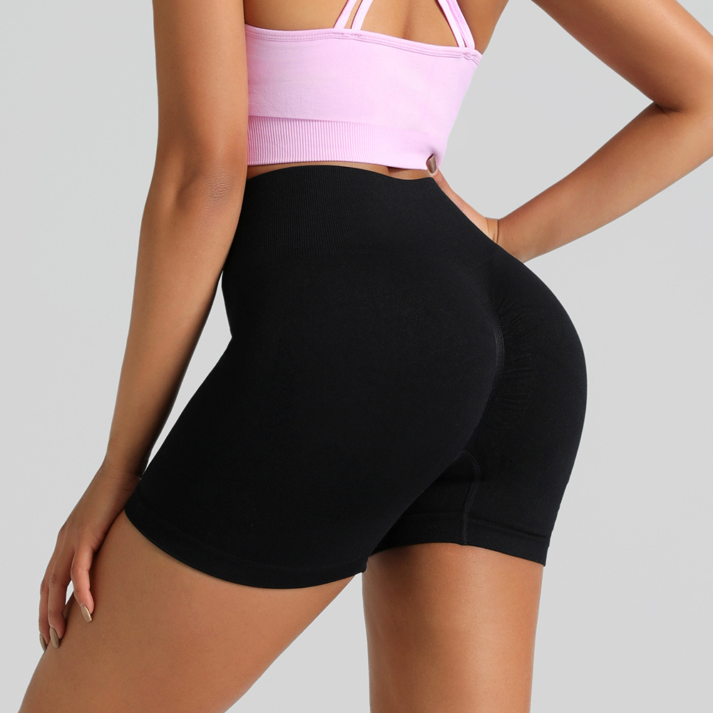 High Waist Sportswear Woman Short Gym Push Up Tight Yoga Clothes Cycling Jogging Fitness Seamless Shorts Ropa De Yoga Running Fitness Yoga Hips Lifted