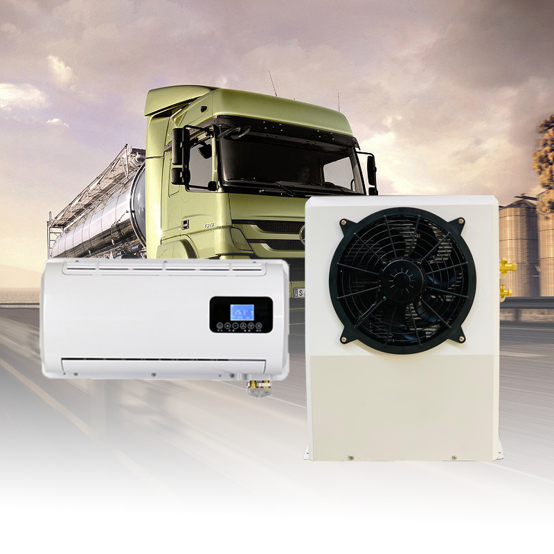 80L 12v/24V integrated parking cooler sleeper truck air conditioning