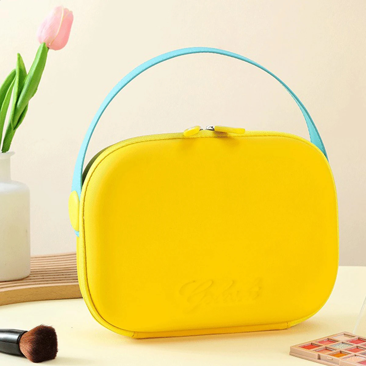 EVA Waterproof Travel Cosmetic Bag Portable Makeup Brush Storage Bag 250528