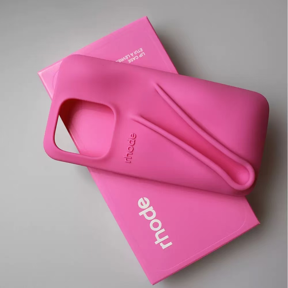 rhodes phone case For iPhone 16 Pro Max case 16 15 Plus 14 Pro 13 12 Luxurys Designer Fashion iphone case Lip Gloss Lipstick Lip Balm Make-Up Silicone