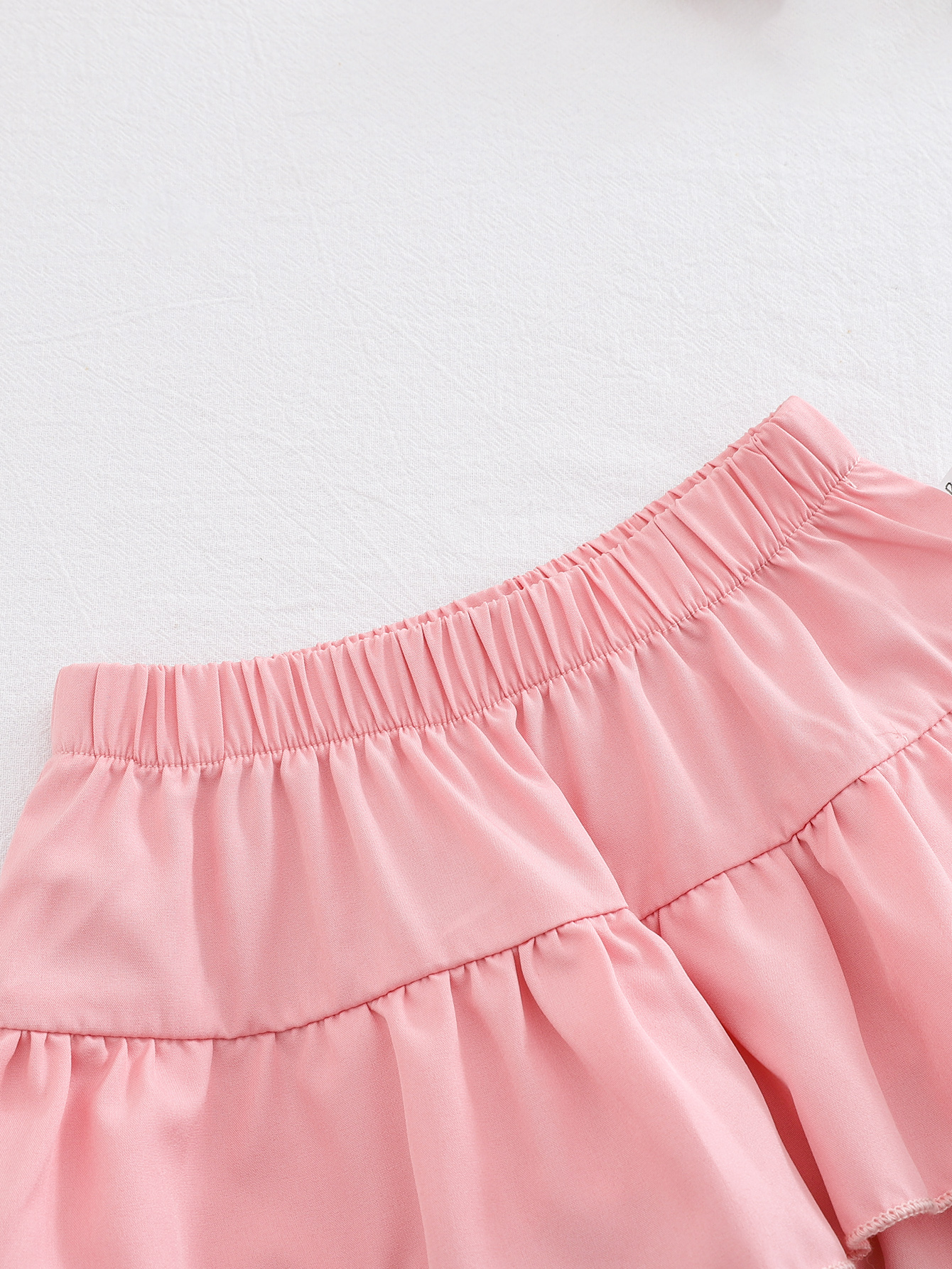 New Summer Style Girl's Skirt: Stylish Children's Pleated Skirt, Princess Layered Skirt and Sleeveless Top Set