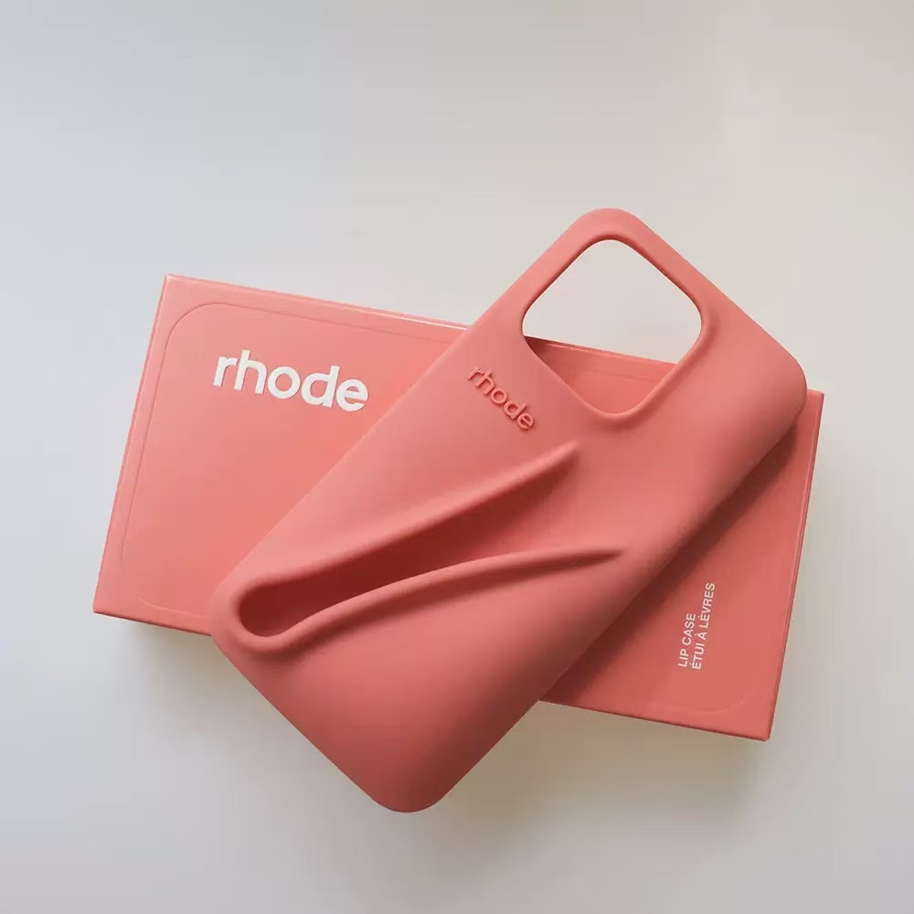 rhodes phone case For iPhone 16 Pro Max case 16 15 Plus 14 Pro 13 12 Luxurys Designer Fashion iphone case Lip Gloss Lipstick Lip Balm Make-Up Silicone