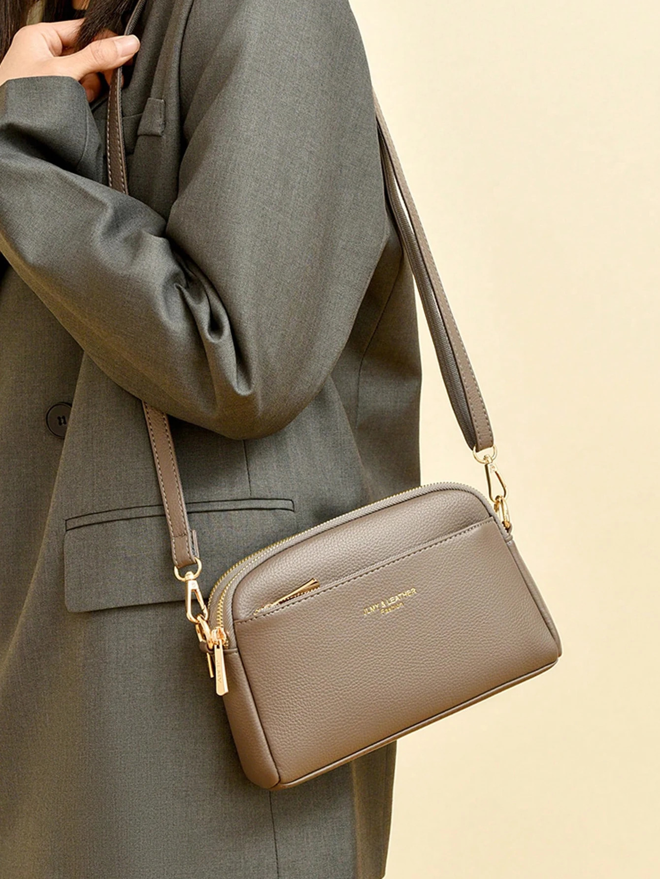 fashion classic Joker alphabet decorative n shoulder bag multicompartment square retro elegant hand 250528