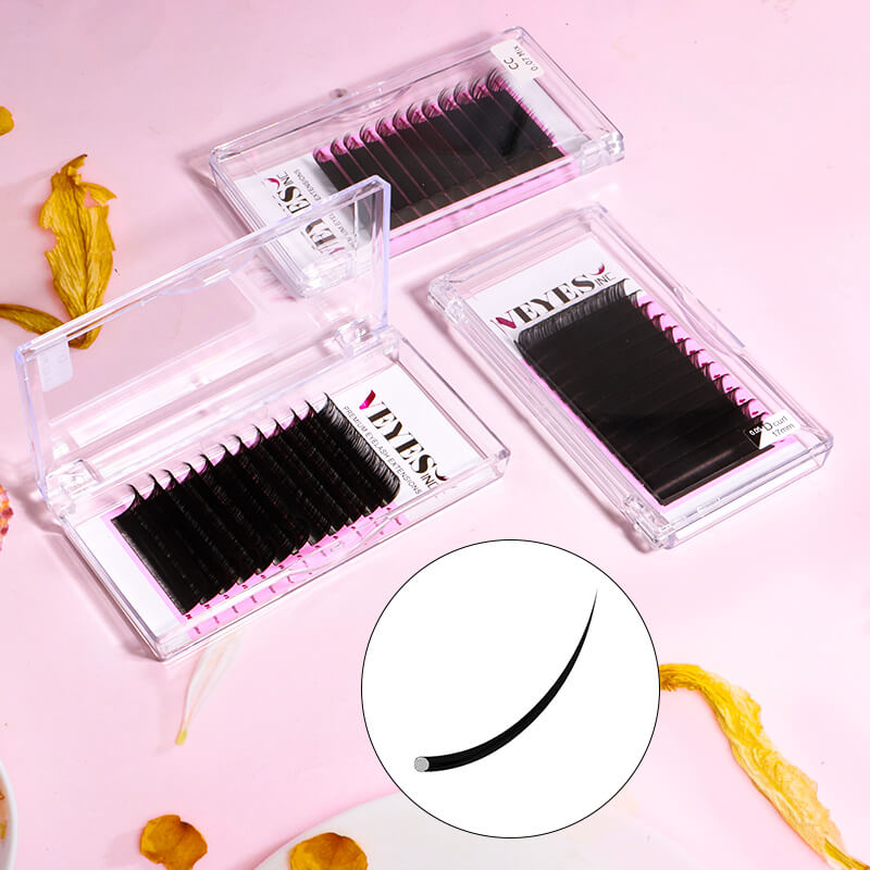 VEYES Cashmere Wholesale Eyelash Extension Trays Stable Curl Volume Individual Dark Matte Extension Eyelashs Makeup Beauty