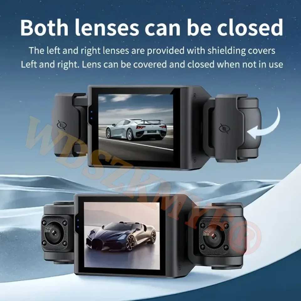 Car dvr Car Dash Cam WIFI 3/4 Channels Video Recorder 1080P Car dvr 3Lens Front left right Rear View camera Night Vision Black Box R250529 X5IB