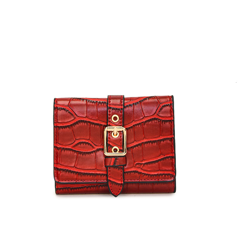 New Designer Wallet Women Everyday Use Storage Minimalist Vintage Free delivery Genuine Leather Mini Coin Purse Zipper Multiple Card Slots Brown ID Wi