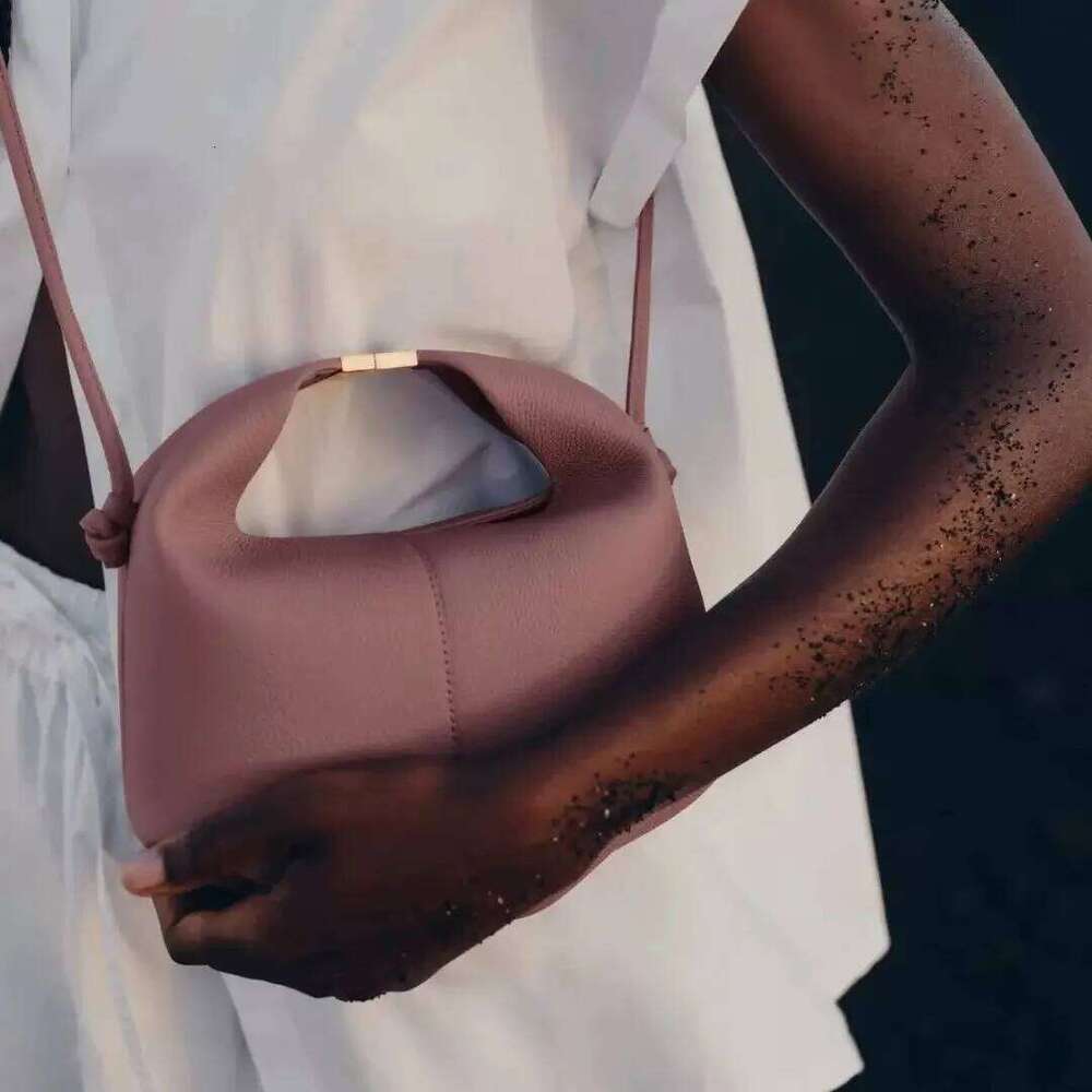 pol bento french poliimon niche leather new one shoulder crossbody commuter handbag dumpling bag women
