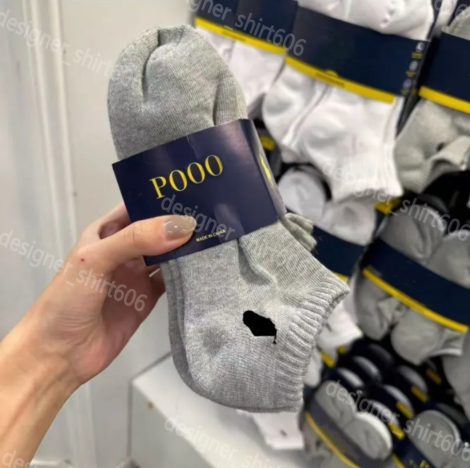 Designer mens PL Socks Luxury Embroidery logo Stockings OL socks Comfort breathable pure cotton basketball football sports polos socks 6pairs/Wholesale