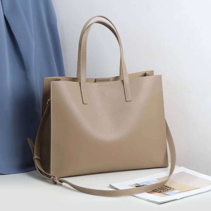 Designer Bag Business Women S Handbags Inch Laptop Bag Fashion Lady Briefcase Genuine Leather Commuter Portable Shoulder Tote Bags
